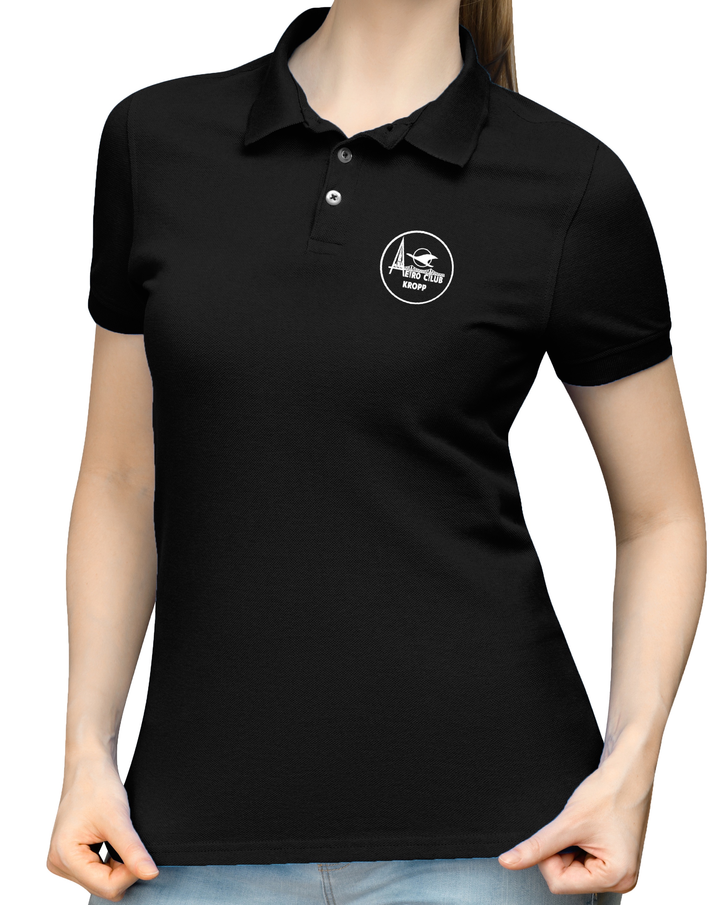 Damen BASIC-Polo-Shirt Aero Club Kropp e.V.