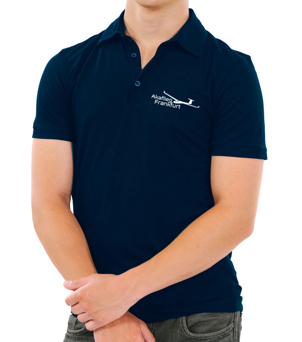 Herren Polo-Shirt Akaflieg Frankfurt