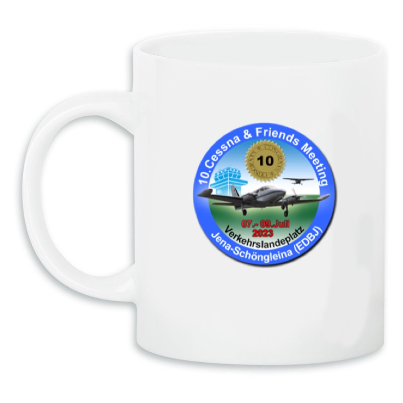 EDBJ-Cessna-23-mug-01 Becher EDBJ Cessna Treffen