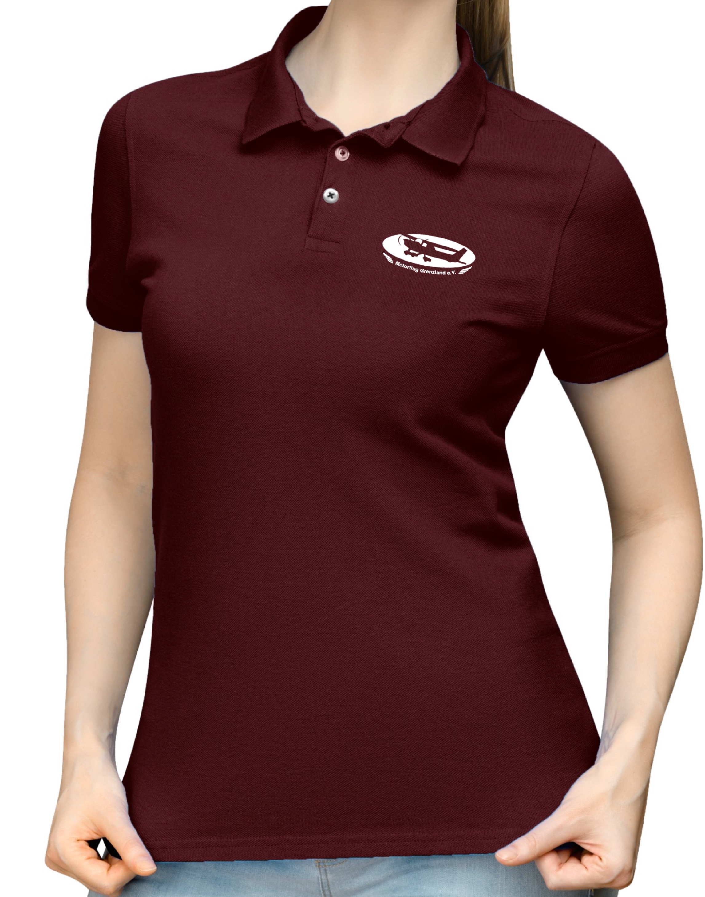 EDLF-BASIC-lady-polo-shirt-burgundy-01 Damen BASIC-Polo-Shirt MFG Grenzland e.V.