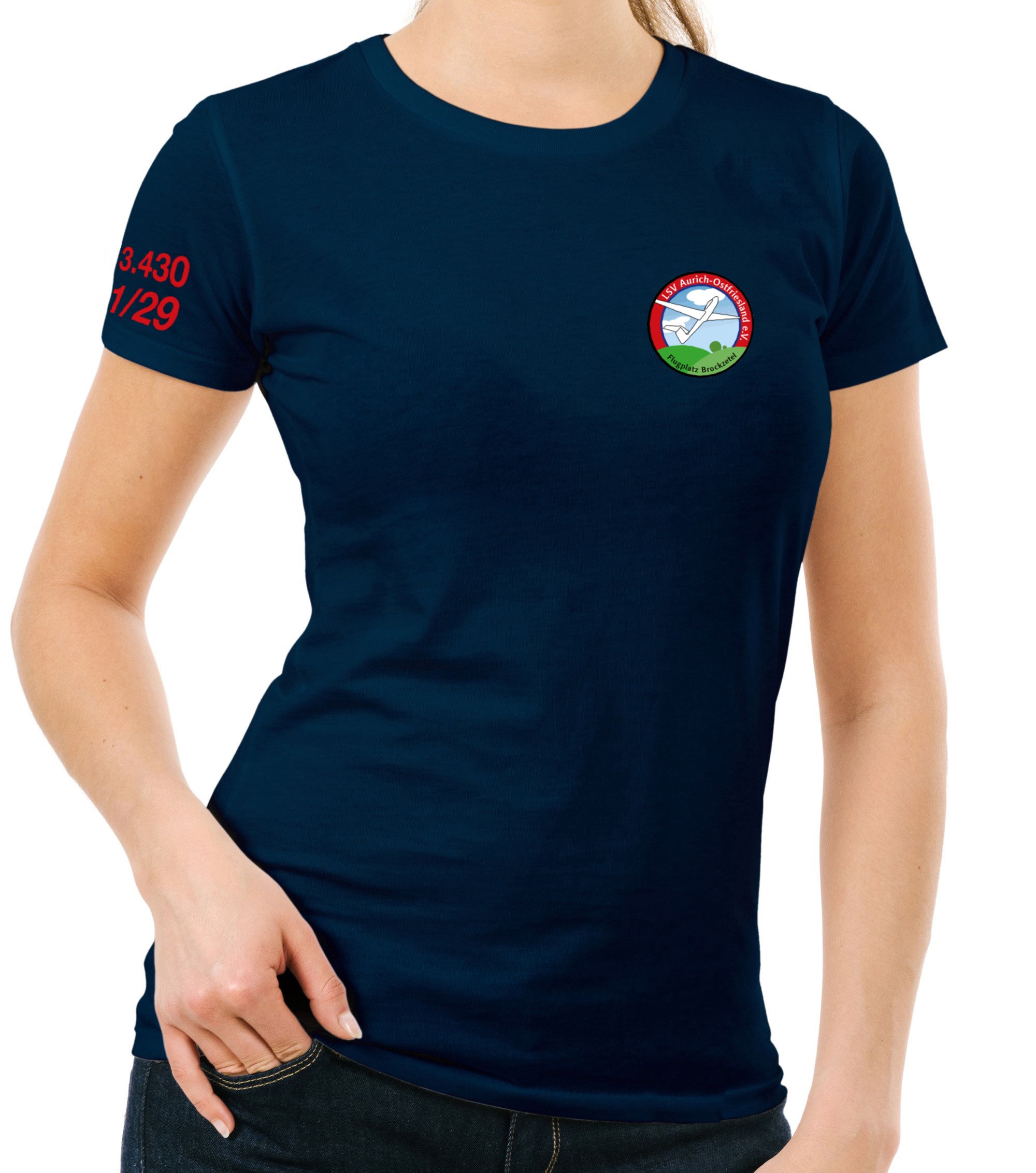 LSV-Aurich-lady-t-shirt-navy-01 Damen T-Shirt LSV Aurich-Ostfriesland e.V.
